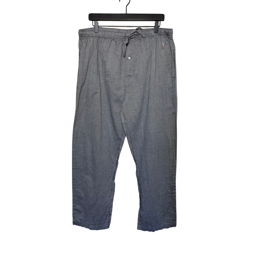 Polo Ralph Lauren Mens Gray Cotton Sleepwear Pajama Pants Large